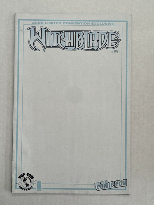 WITCHBLADE #116 VF/NM NYCC Blank Variant