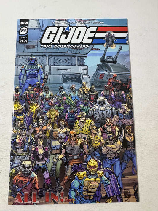 GI JOE A Real American Hero #296 NM B Variant