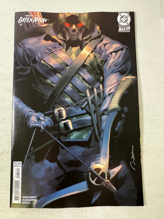 ABSOLUTE GREEN ARROW #1 NM Parel Variant