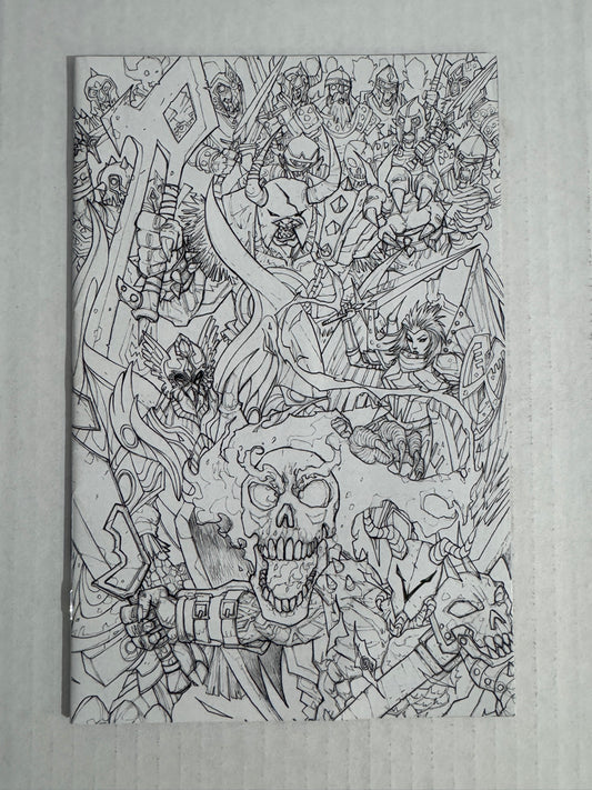 RUNESCAPE Untold Tales of The God Wars #1 Alan Quah Virgin Sketch Variant