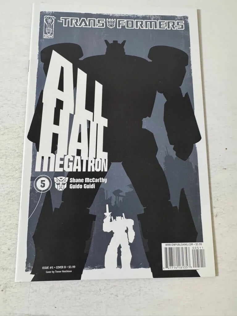 TRANSFORMERS All Hail Megatron #5 NM B Variant