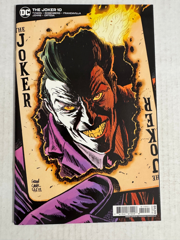 JOKER #10 Vol 2 NM Francavilla Variant