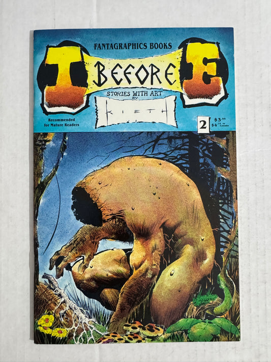 I BEFORE E #2 VF/NM Sam Kieth Cover 1st Print