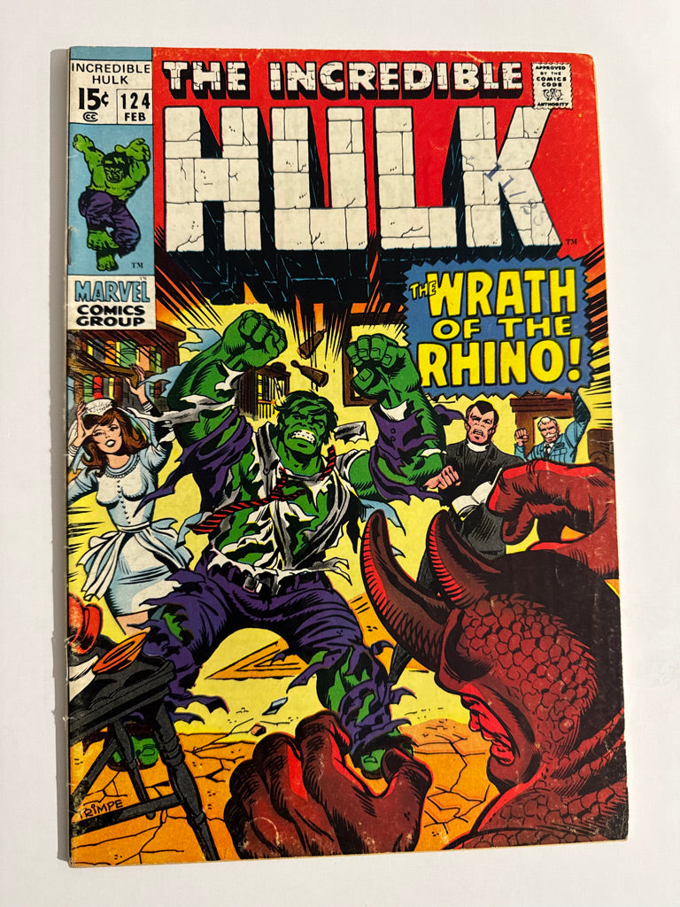 INCREDIBLE HULK #124 VG