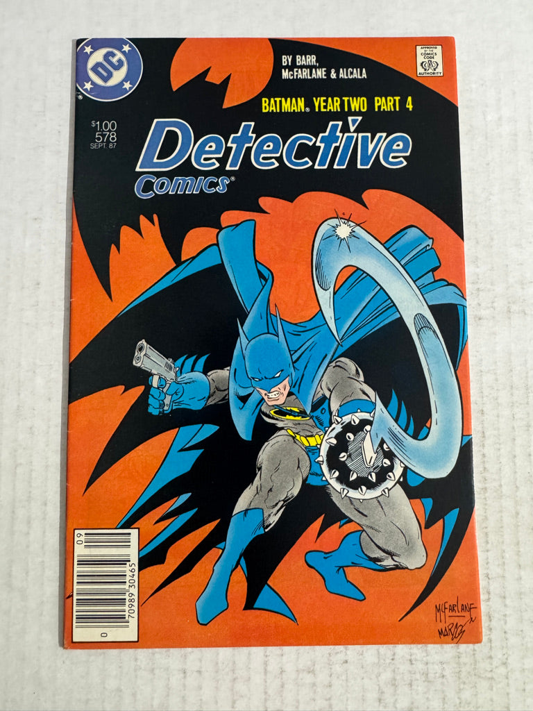 DETECTIVE COMICS #578 FN Todd McFarlane Cover CANADIAN PRICE VARIANT