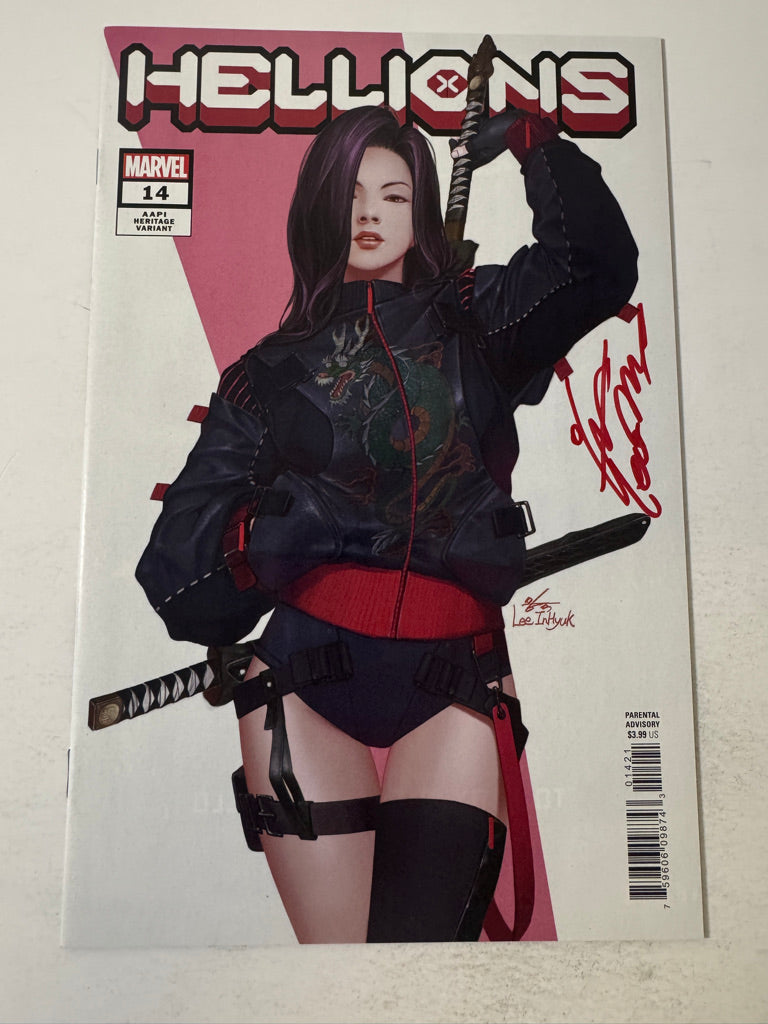 HELLIONS #14 NM InHyuk Lee Variant SIGNED