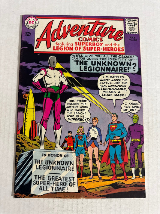 ADVENTURE COMICS #334 VG+