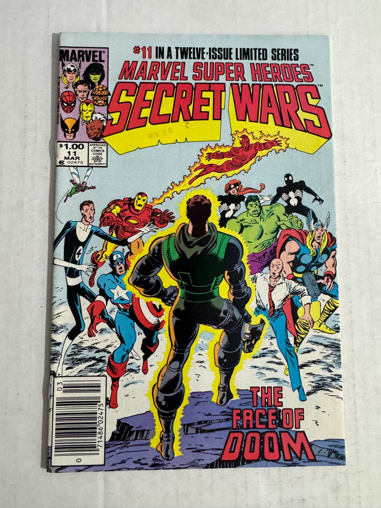 MARVEL SUPER HEROES SECRET WARS #11 VF+ CANADIAN PRICE VARIANT
