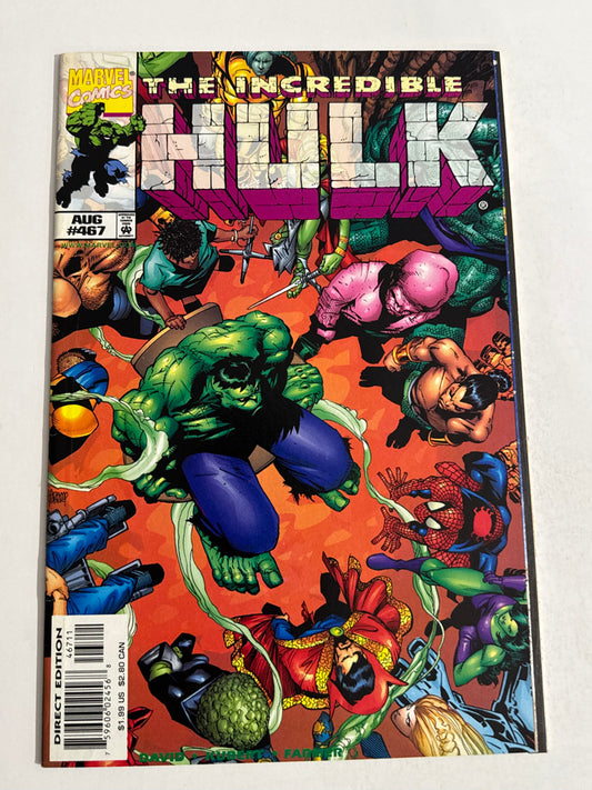 INCREDIBLE HULK #467 VF/NM Adam Kubert Cover