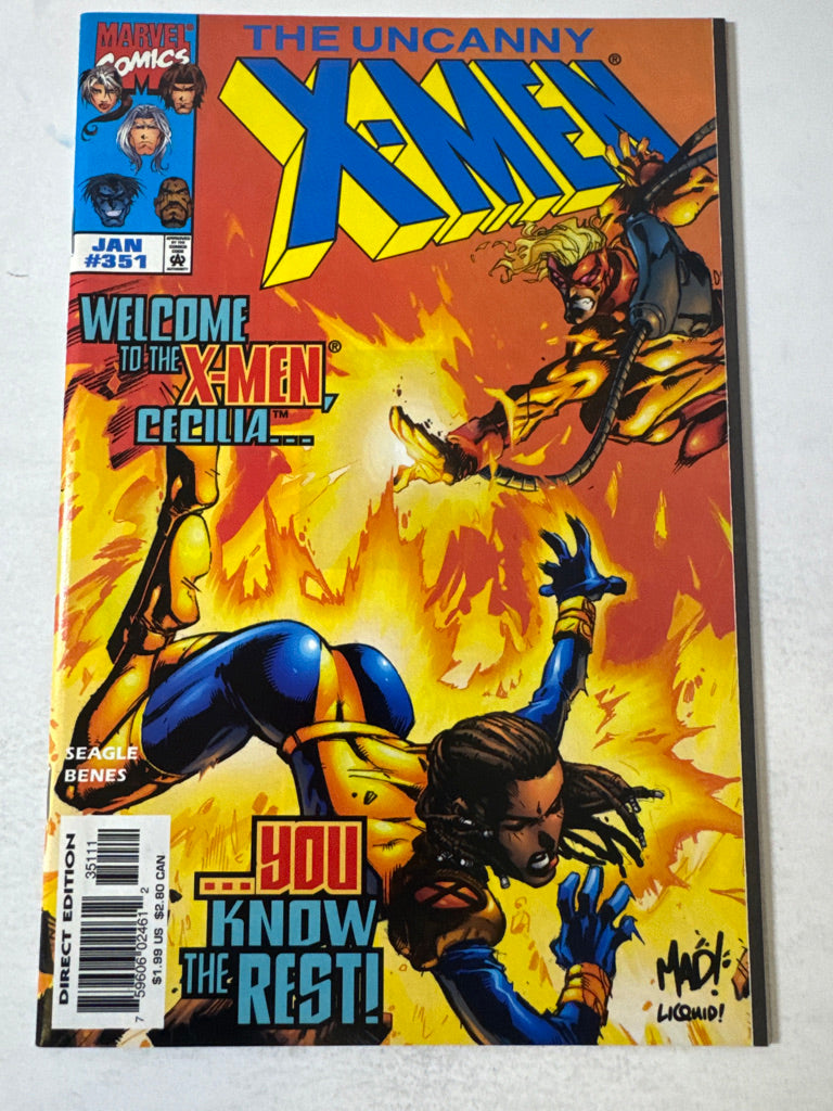 UNCANNY X-MEN #351 NM Joe Madureira Cover