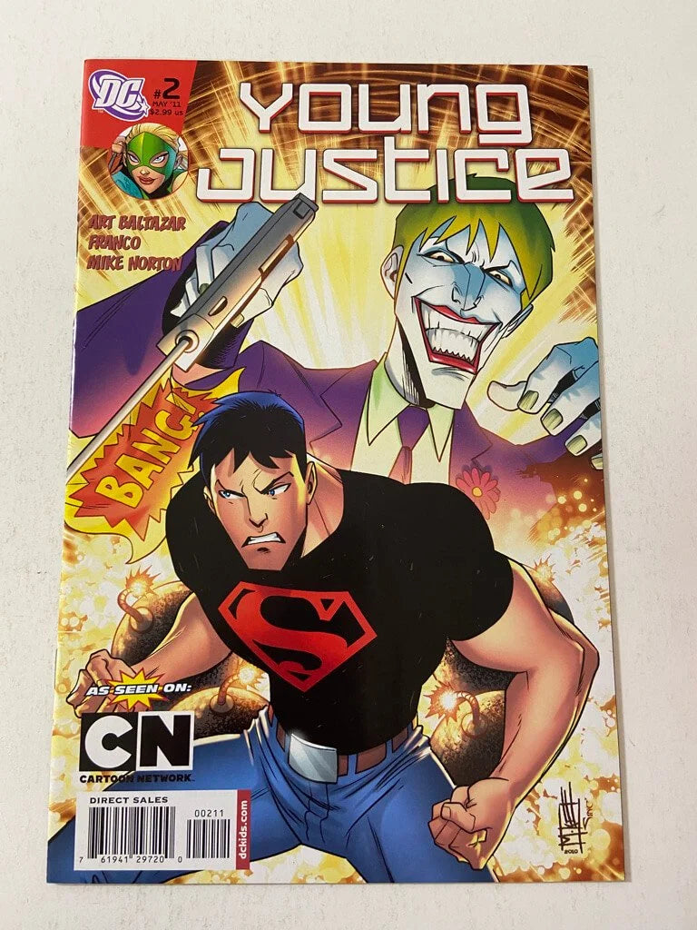 YOUNG JUSTICE #2 Vol 2 NM- (Cartoon Network)