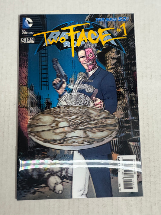 BATMAN & ROBIN #23.1 TWO-FACE #1 Vol 2 NM Lenticular Cover