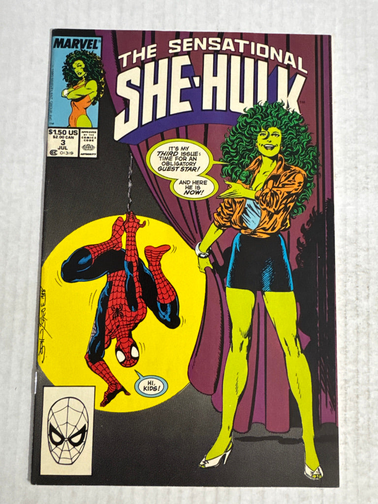 SENSATIONAL SHE-HULK #3 VF John Byrne Cover