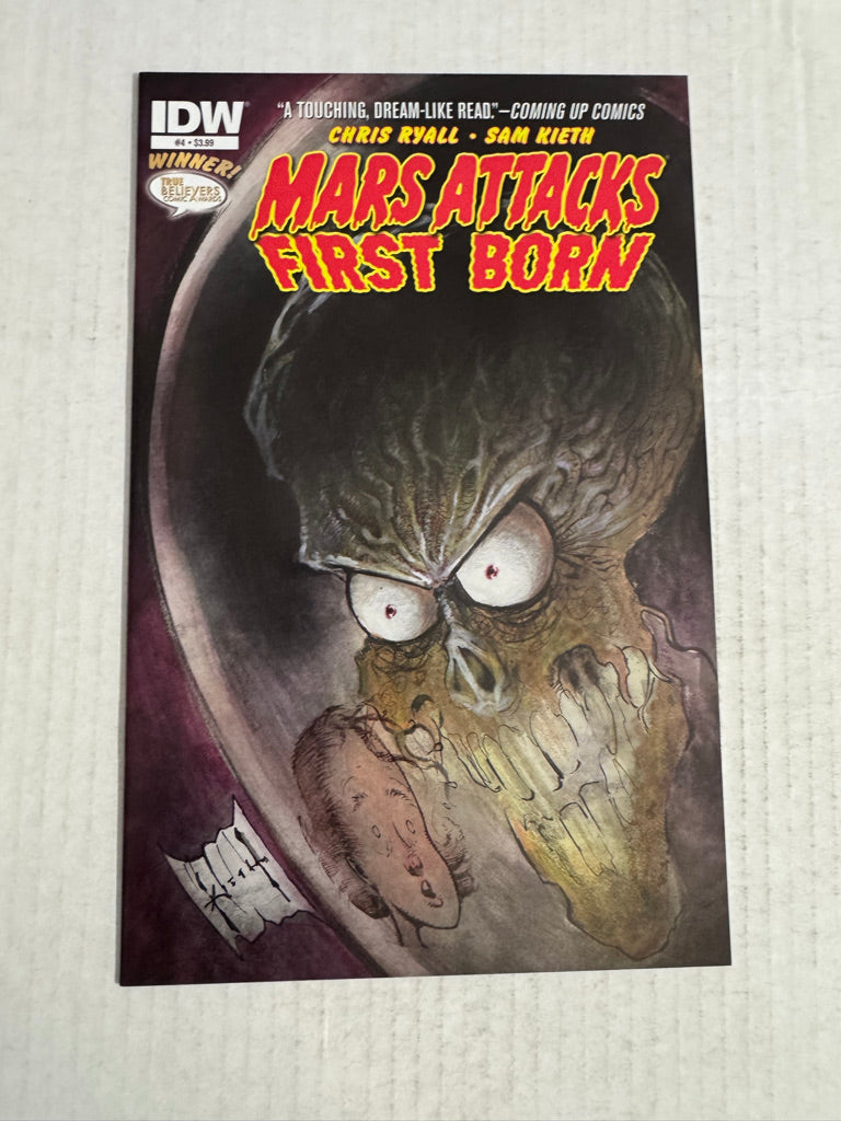 MARS ATTACKS FIRST BORN #4 NM Sam Kieth Cover