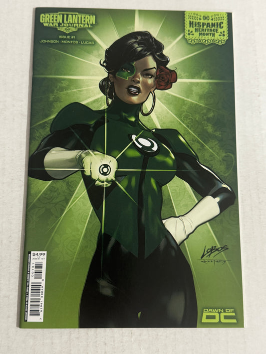 GREEN LANTERN WAR JOURNAL #1 NM Villalobos Variant