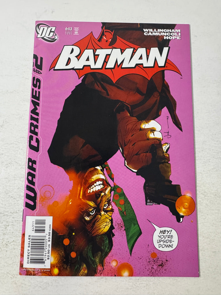 BATMAN #643 VF Jock Cover