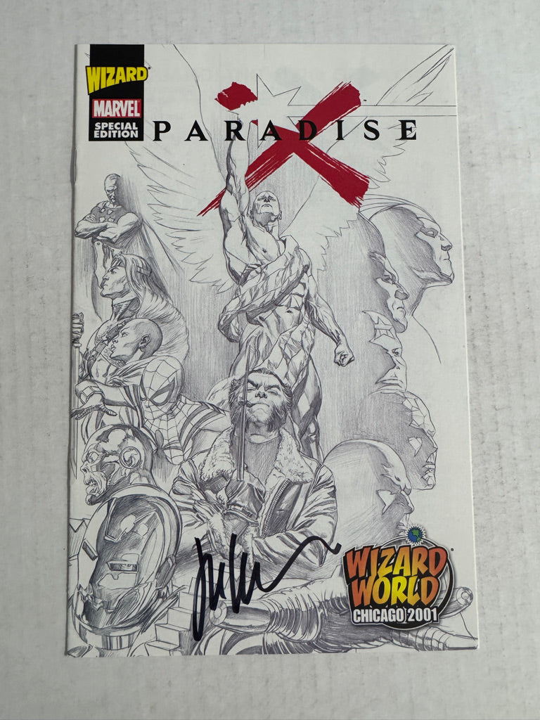PARADISE X Special Edition NM  Alex Ross Wizard World Chicago Variant SIGNED by Jim Krueger