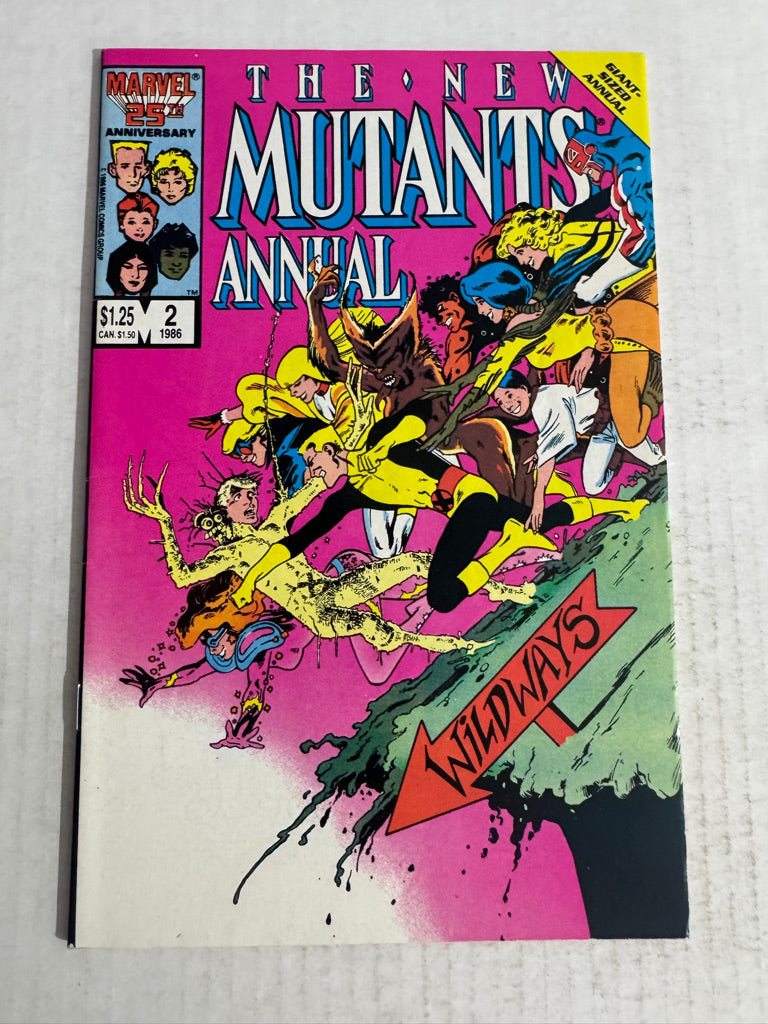 NEW MUTANTS ANNUAL #2 VF- 1ST APPEARANCE