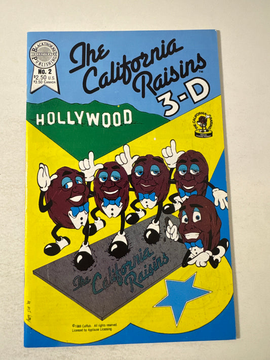 THE CALIFORNIA RAISINS 3-D #2 VF
