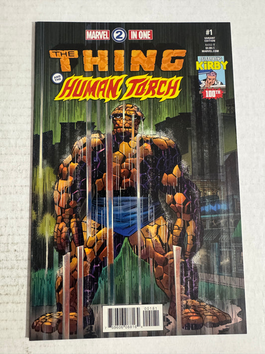MARVEL TWO-IN-ONE #1 Vol 2 NM 1:10 Jack Kirby Variant