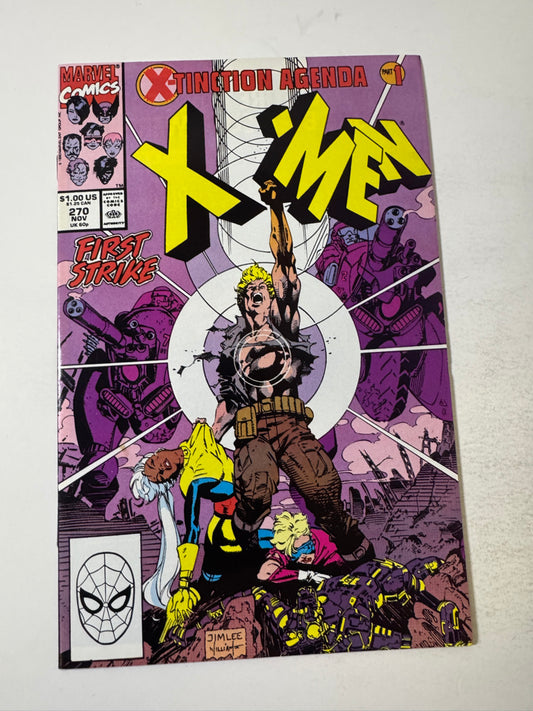 UNCANNY X-MEN #270 NM- Jim Lee Cover