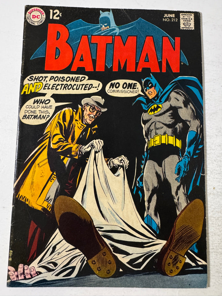 BATMAN #212 VG+