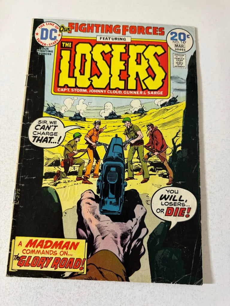 OUR FIGHTING FORCES #147 VG  Joe Kubert Cover