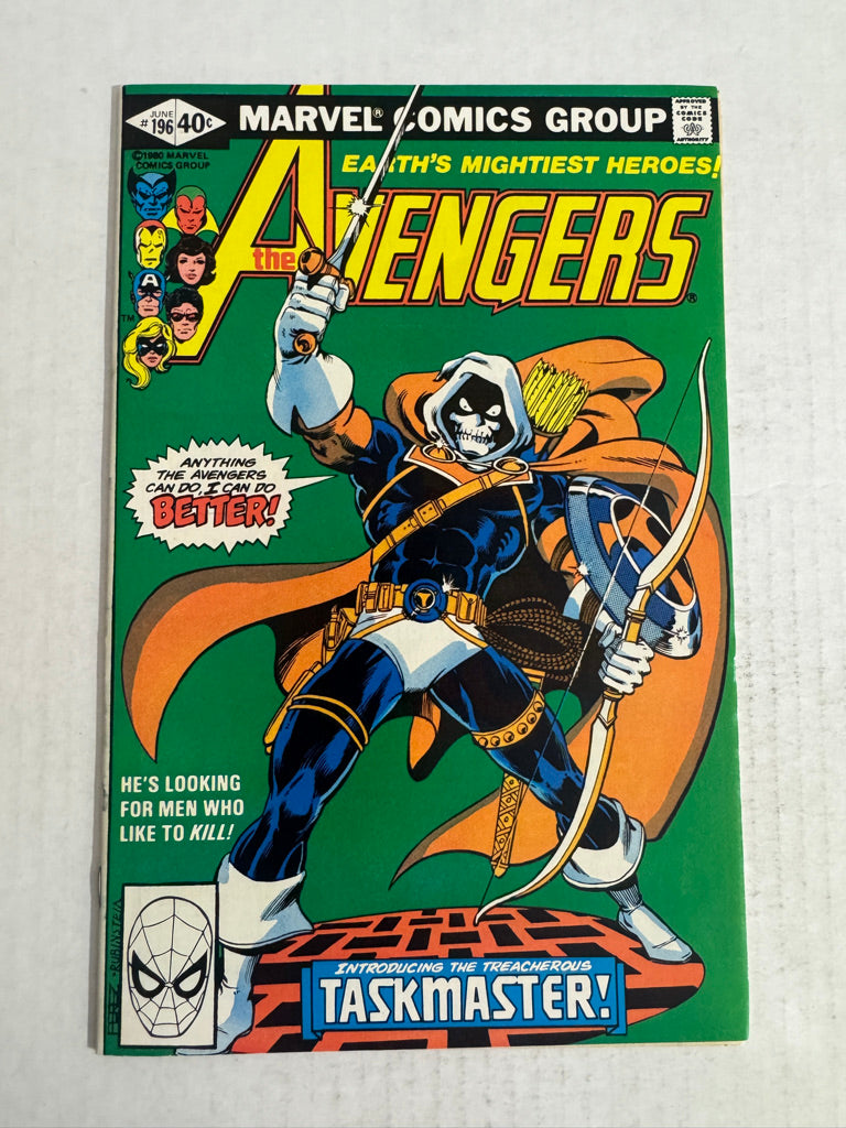 AVENGERS #196 NM George Perez Cover 1ST APPEARANCE