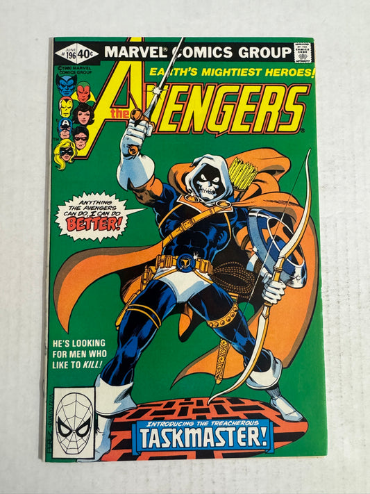 AVENGERS #196 NM George Perez Cover 1ST APPEARANCE