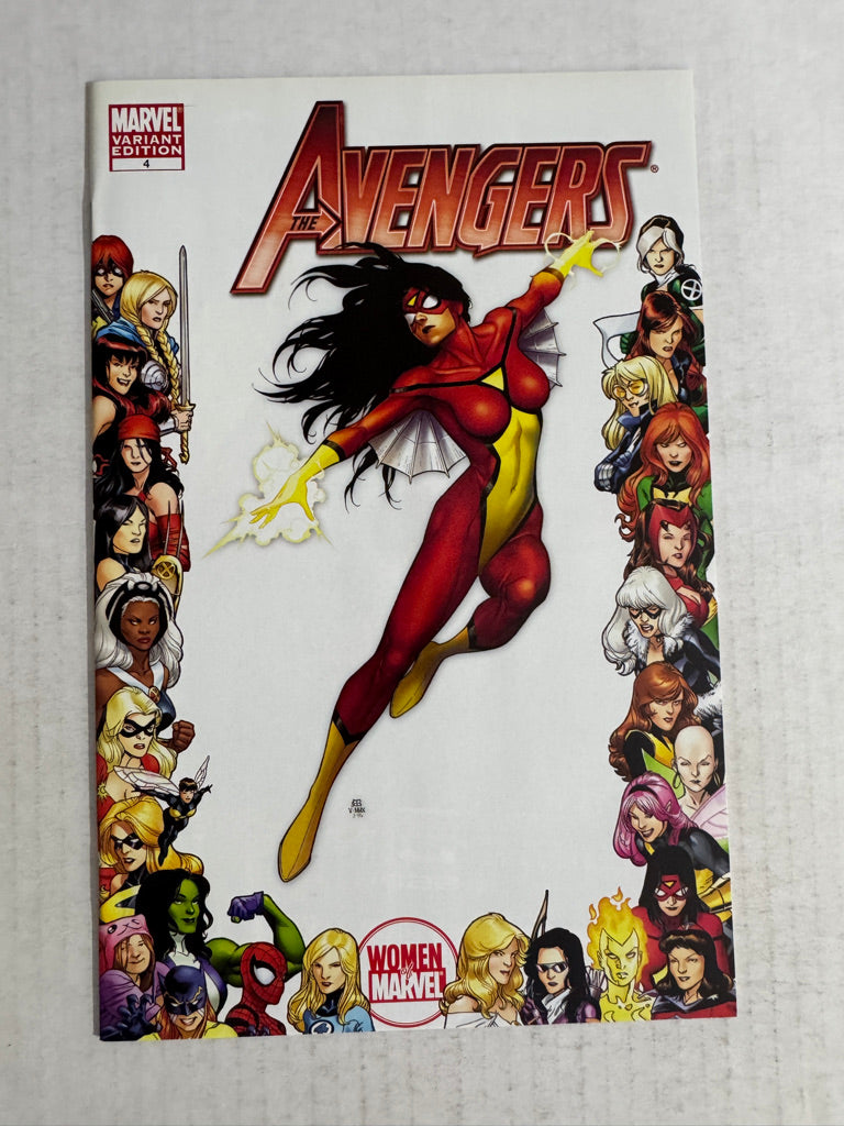 AVENGERS #4 vol 4 NM 1:15 Women of Marvel Jimmy Cheung Spider-Woman Variant