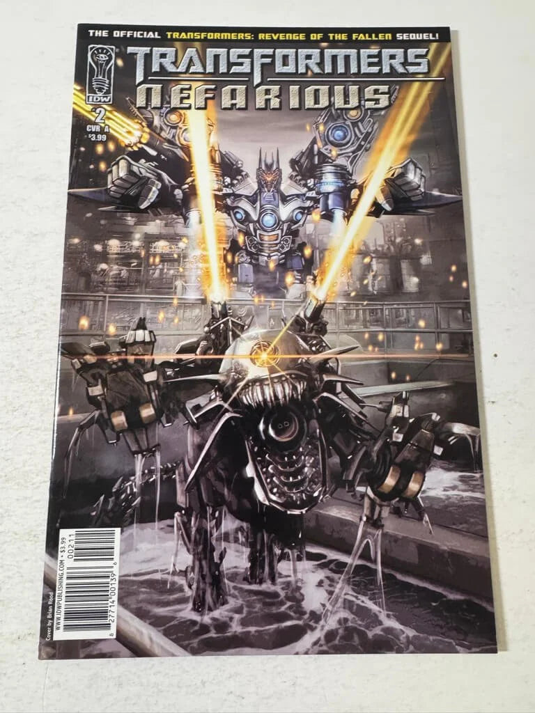 TRANSFORMERS Nefarious #2 VF/NM