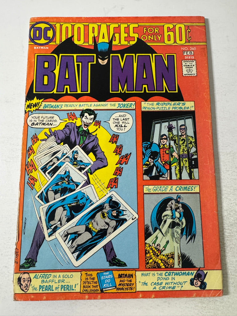BATMAN #260 GD/VG Nick Cardy Cover
