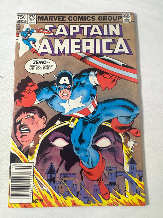 CAPTAIN AMERICA #278 VF CANADIAN PRICE VARIANT