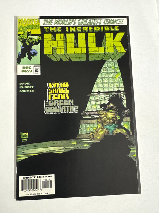 INCREDIBLE HULK #459 NM- Adam Kubert Cover