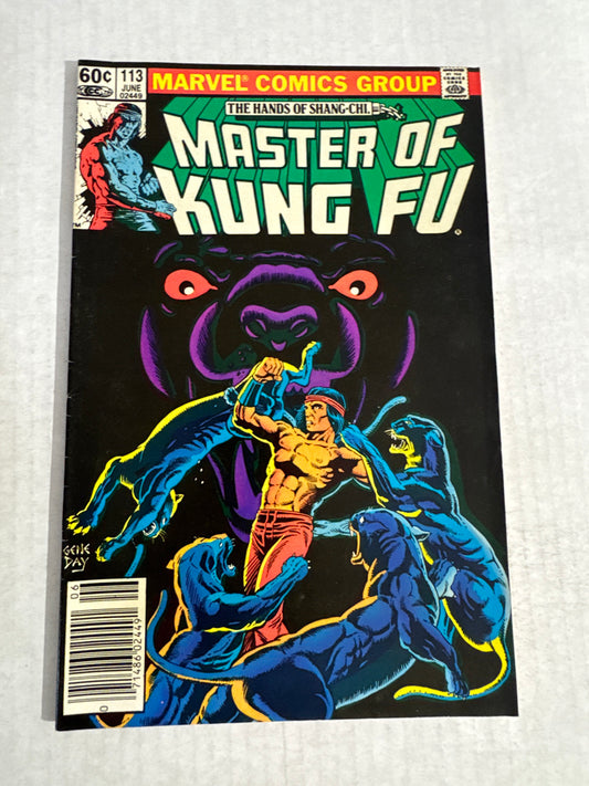 MASTER OF KUNG FU #113 FN NEWSSTAND