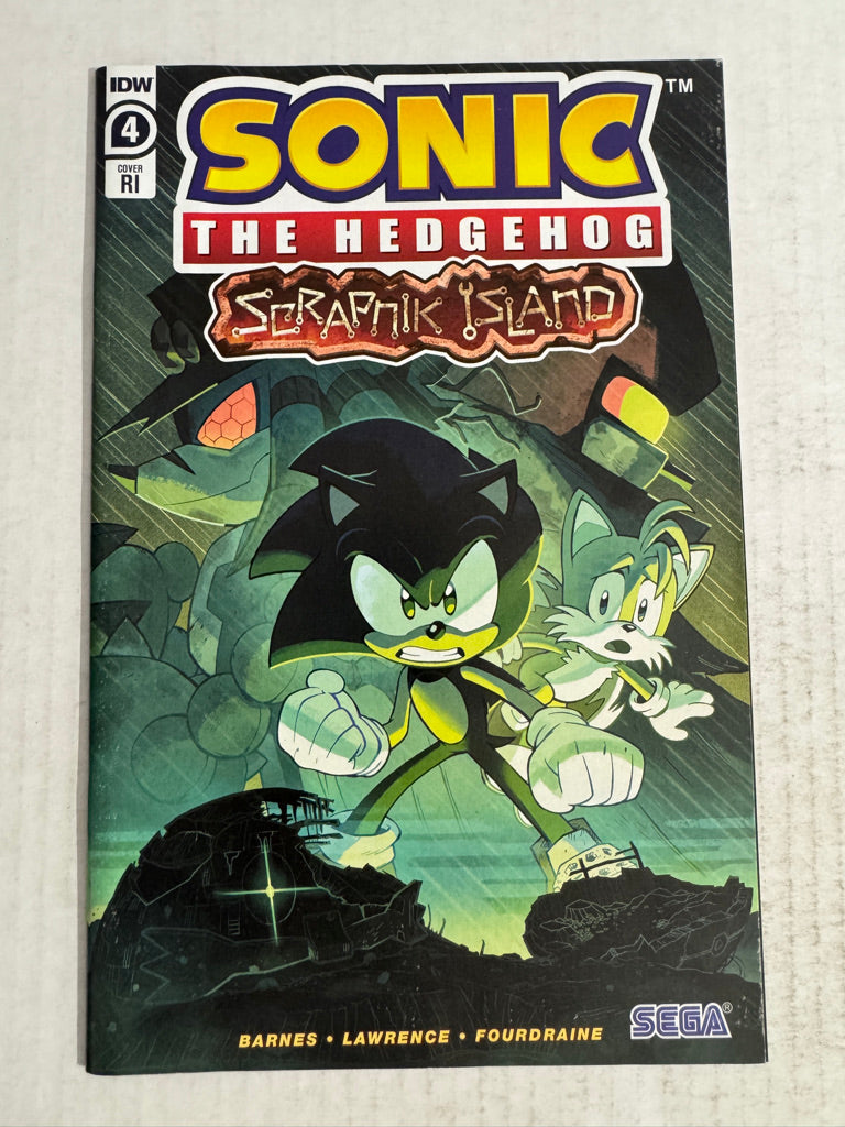 SONIC THE HEDGEHOG Scrapnik Island #4 VF 1:10 Variant