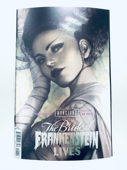 UNIVERSAL MONSTERS: THE BRIDE OF FRANKENSTEIN LIVES #1 NM Cover J Stanley 'Artgerm' Lau Foil Variant