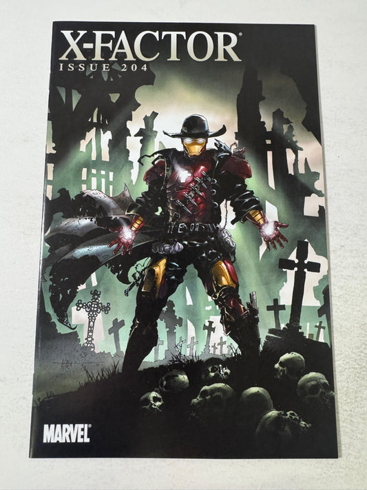 X-FACTOR #204 NM 1:15 Iron Man By Design Variant