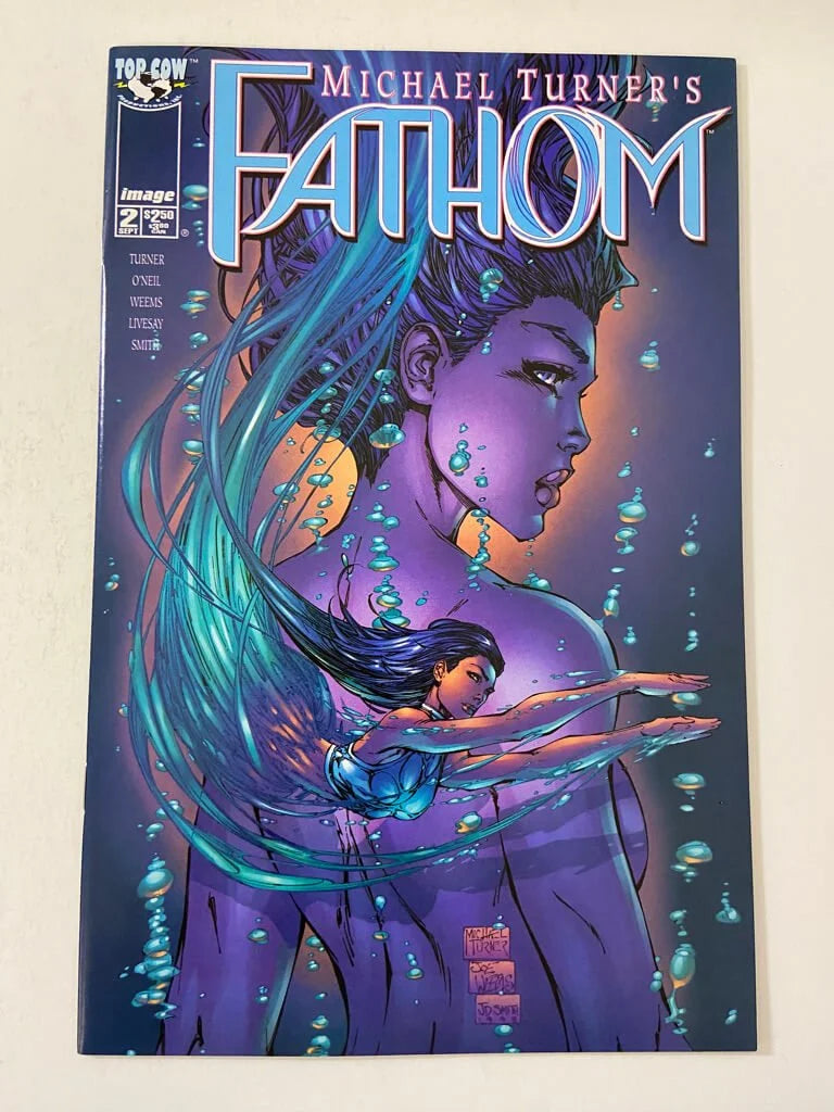 FATHOM #2 NM Michael Turner Cover