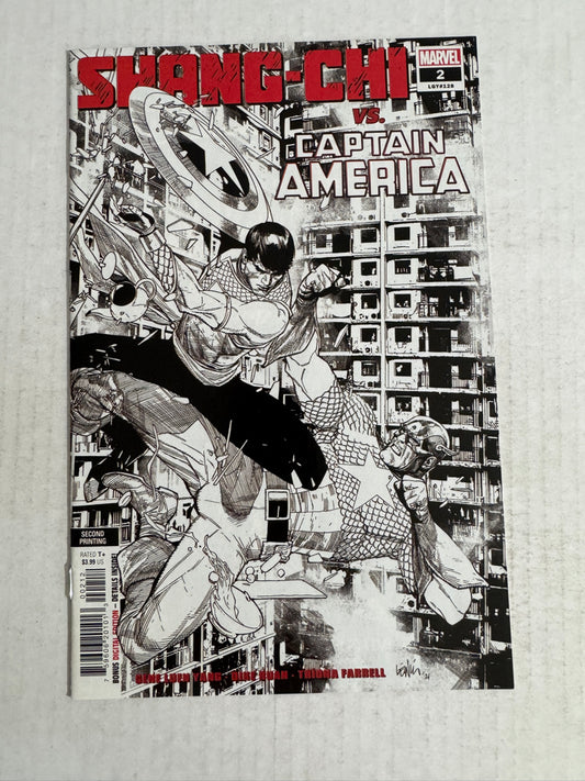 SHANG CHI #2 Vol 2 NM B/W Leinil Yu 2nd Print Variant