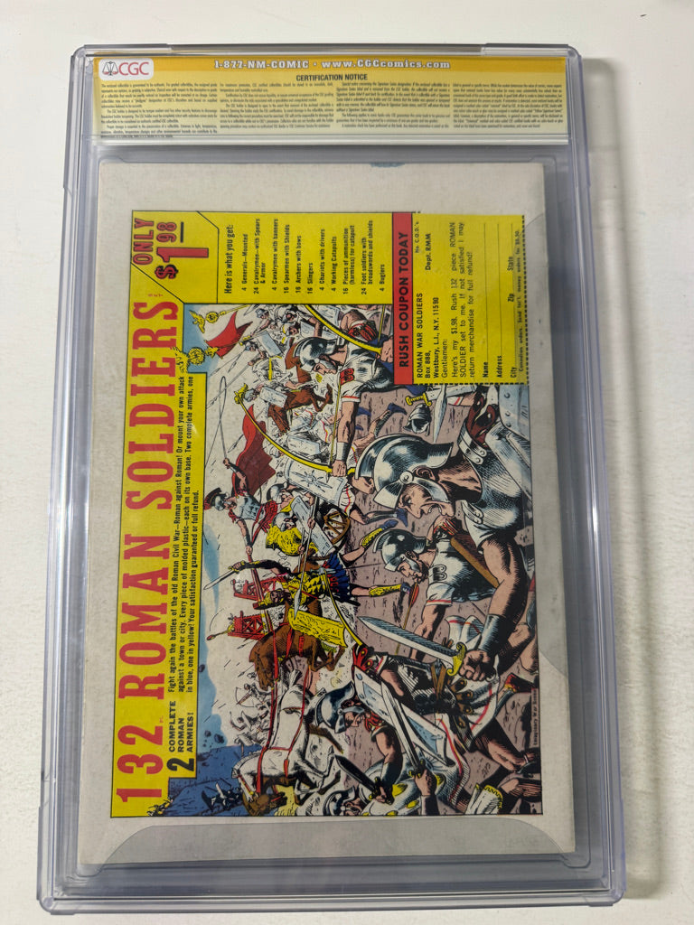 SILVER SURFER #1 CGC SS 8.0 SIGNED by Stan Lee