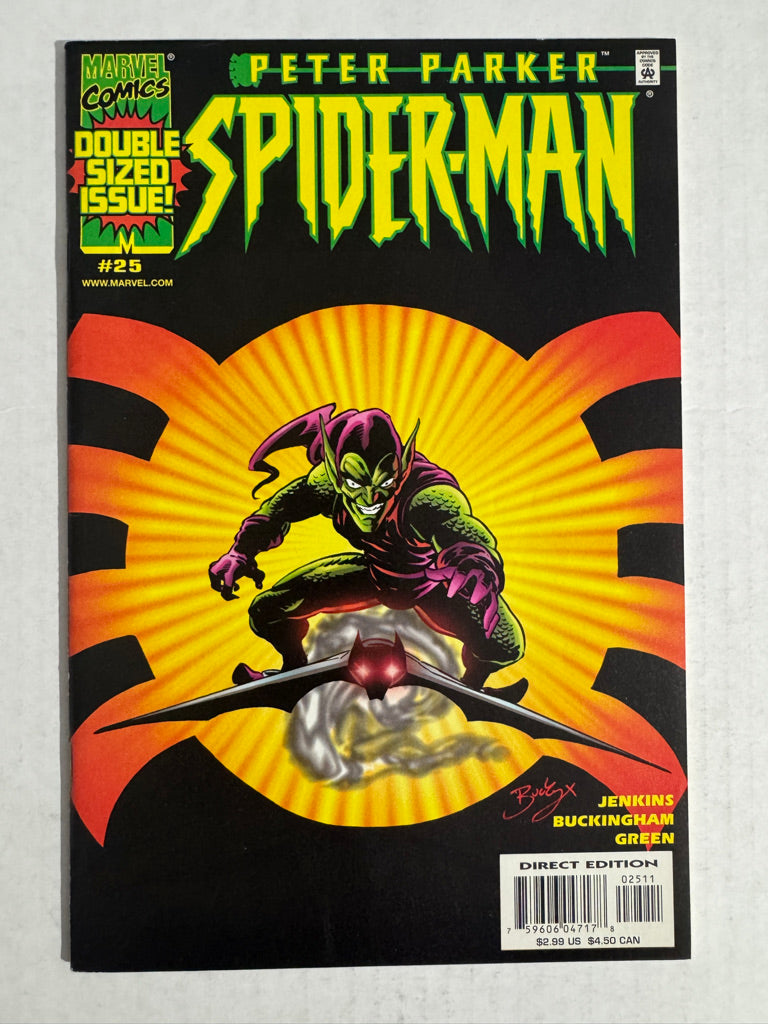 PETER PARKER SPIDER-MAN #25 NM Mark Buckingham Cover