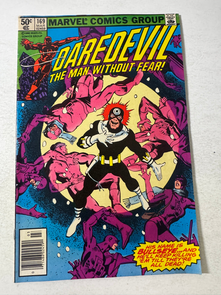 DAREDEVIL #169 VG+ Frank Miller Cover NEWSSTAND