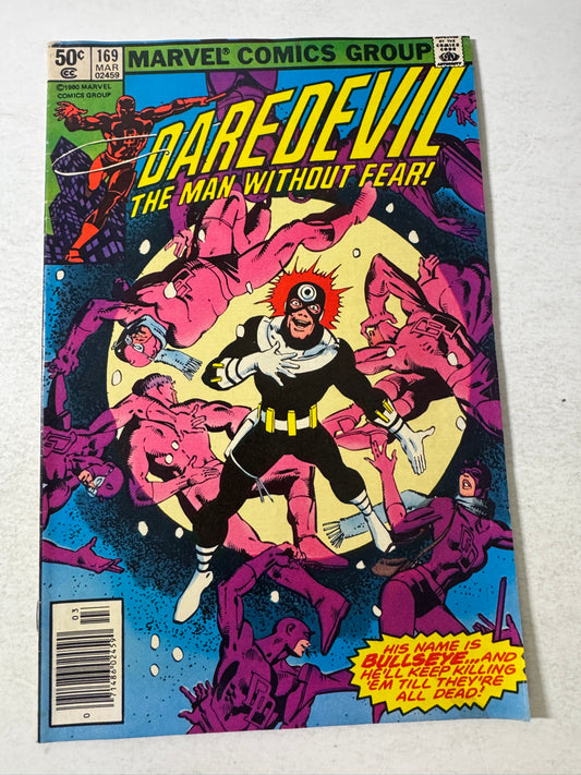 DAREDEVIL #169 VG+ Frank Miller Cover NEWSSTAND