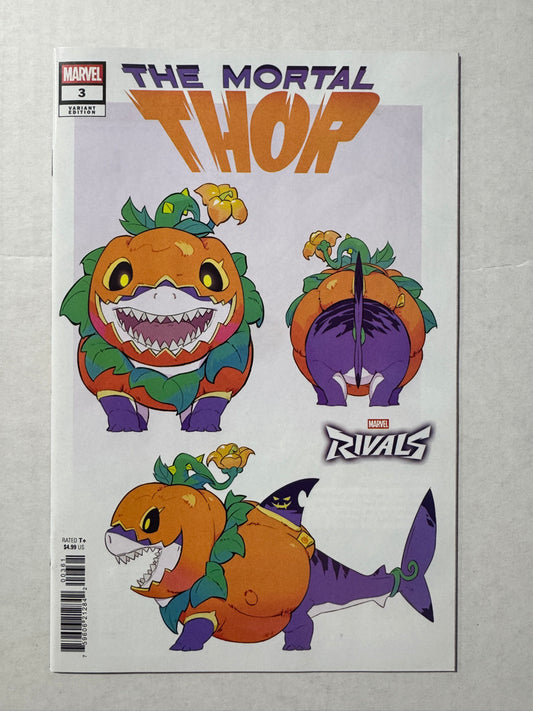 THE MORTAL THOR #3 NM Jeff The Landshark Marvel Rivals VARIANT