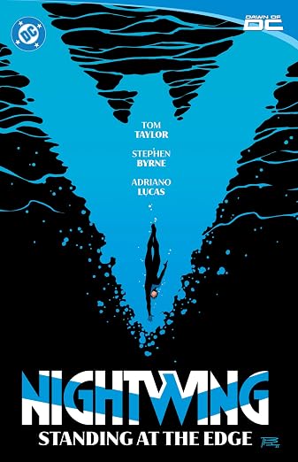 NIGHTWING STANDING AT THE EDGE TPB