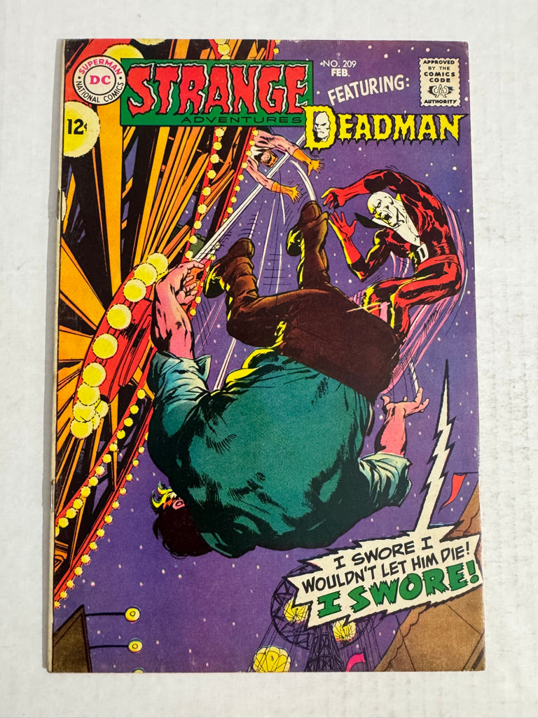STRANGE ADVENTURES #209 VG+ Neal Adams Cover