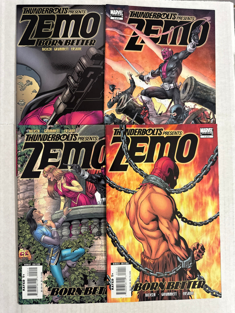 THUNDERBOLTS BARON ZEMO #1-4 NM SET