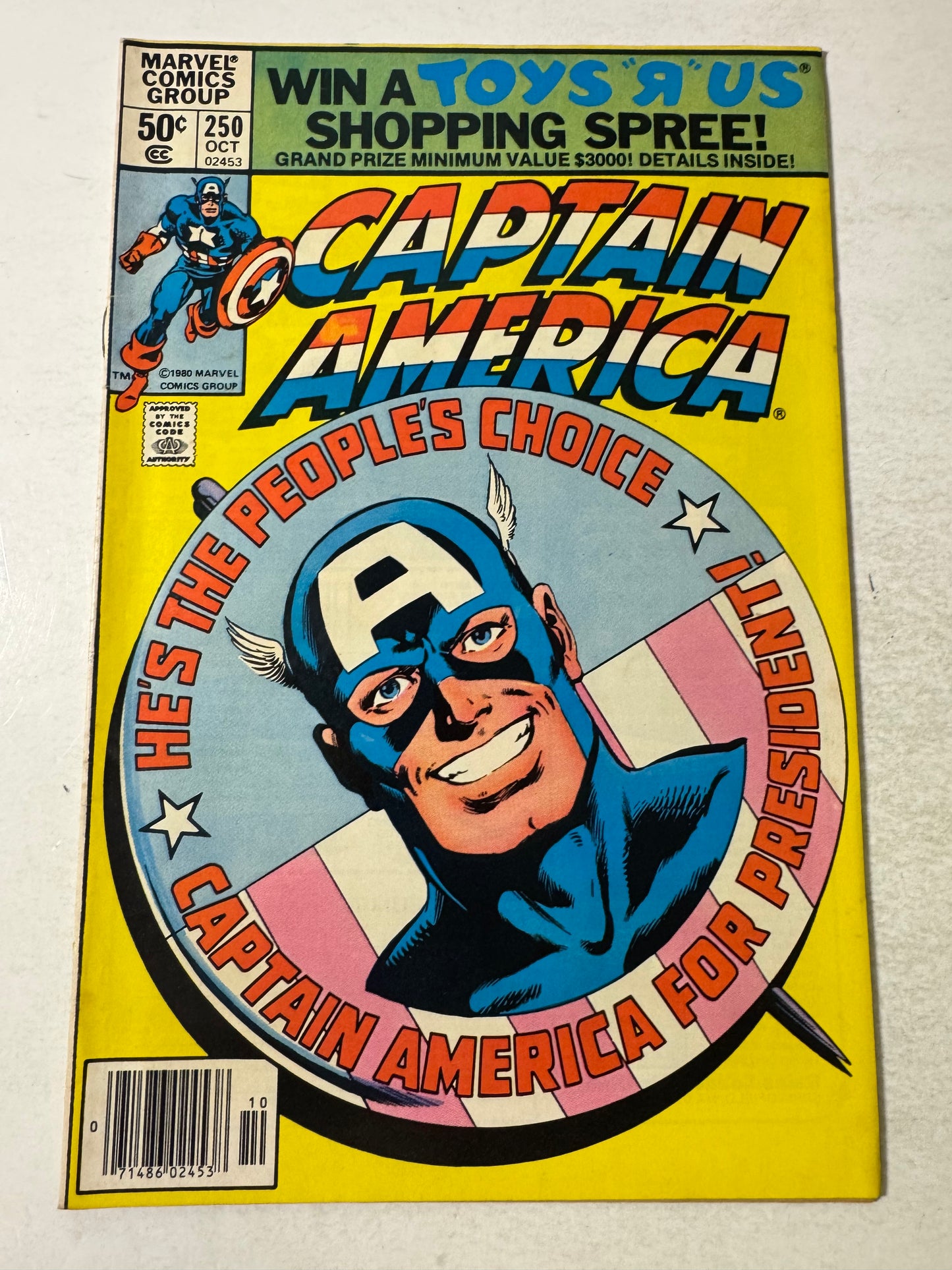 CAPTAIN AMERICA #250 FN/VF NEWSSTAND
