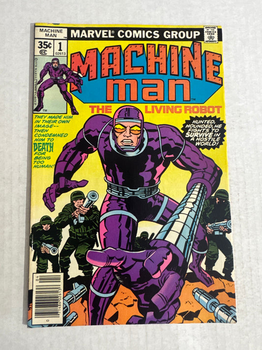 MACHINE MAN #1 VG/FN Jack Kirby Cover